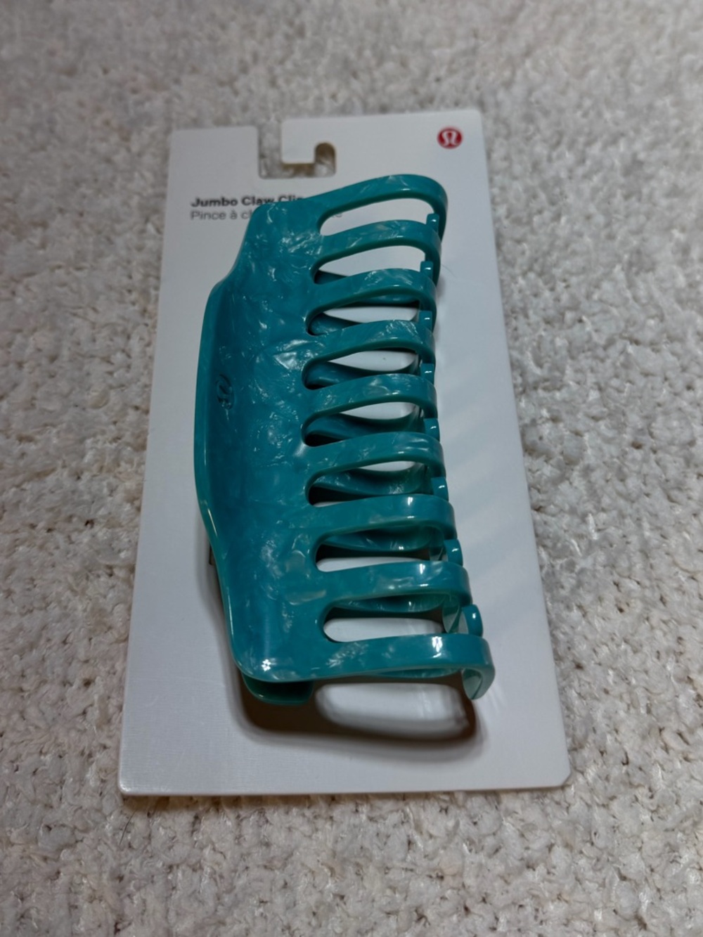 lululemon athletica Teal Jumbo Hair Claw